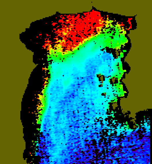 MODIS Aqua 2004/1/3 CHL