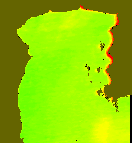 MODIS Aqua 2004/1/3 SST