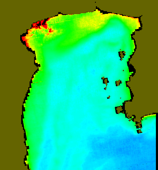 MODIS Aqua 2004/1/4 CHL