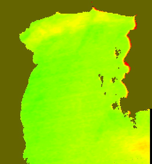 MODIS Aqua 2004/1/4 SST