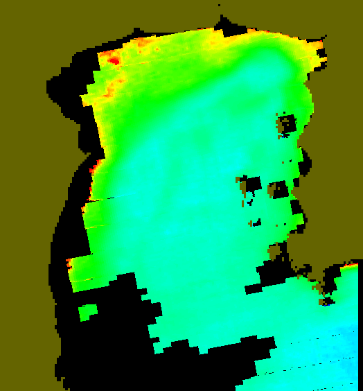 MODIS Aqua 2004/1/6 CHL