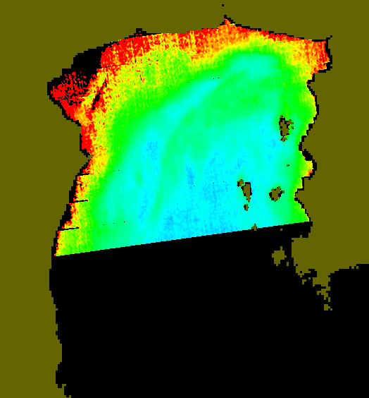 MODIS Aqua 2004/1/7 CHL