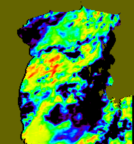 MODIS Aqua 2004/1/11 SST