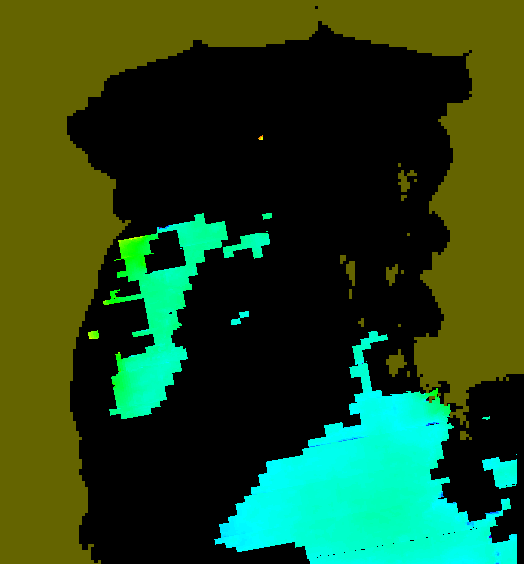 MODIS Aqua 2004/1/13 CHL