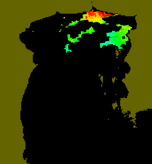 MODIS Aqua 2004/1/14 CHL