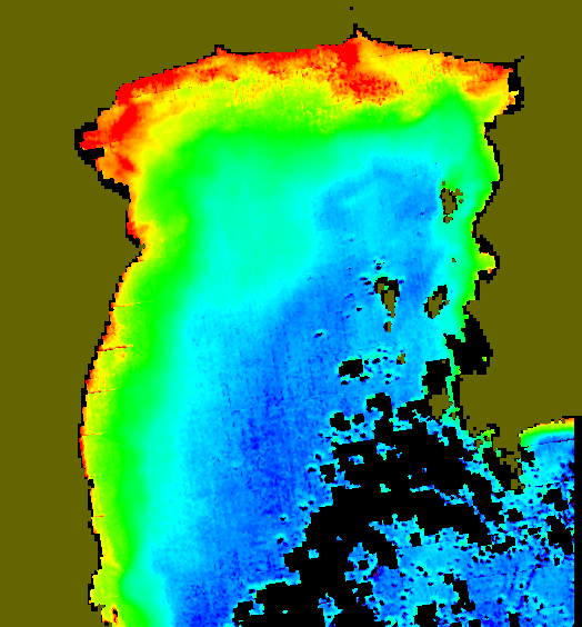 MODIS Aqua 2004/1/18 CHL