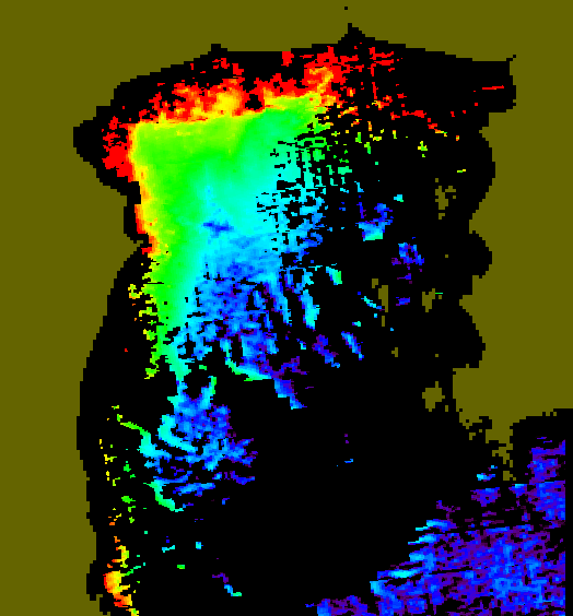 MODIS Aqua 2004/1/19 CHL