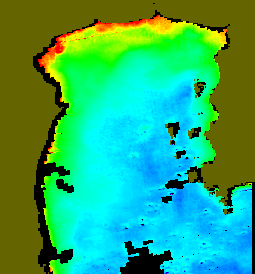 MODIS Aqua 2004/1/20 CHL