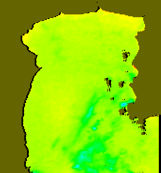 MODIS Aqua 2004/1/21 SST