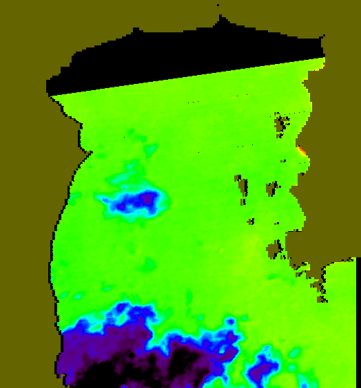 MODIS Aqua 2004/1/23 SST