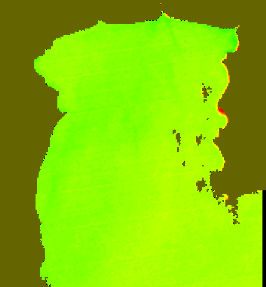 MODIS Aqua 2004/1/25 SST