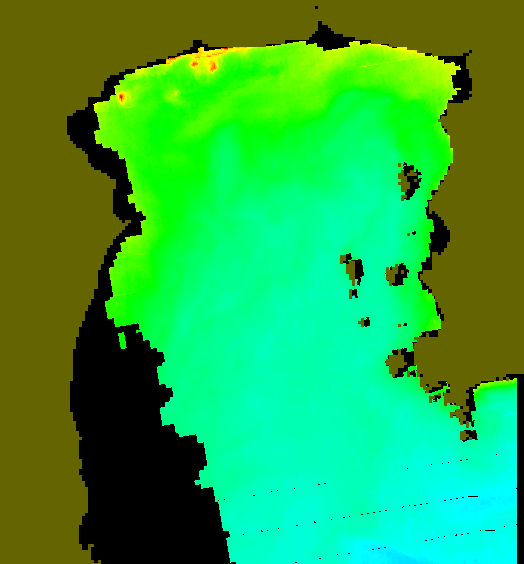 MODIS Aqua 2004/1/27 CHL