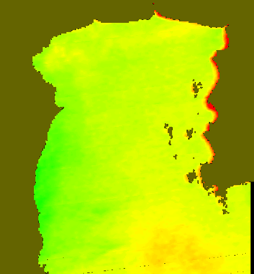 MODIS Aqua 2004/1/28 SST