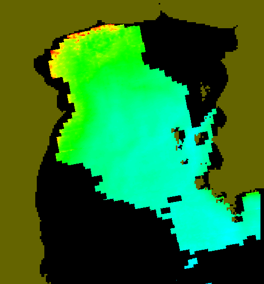 MODIS Aqua 2004/1/29 CHL