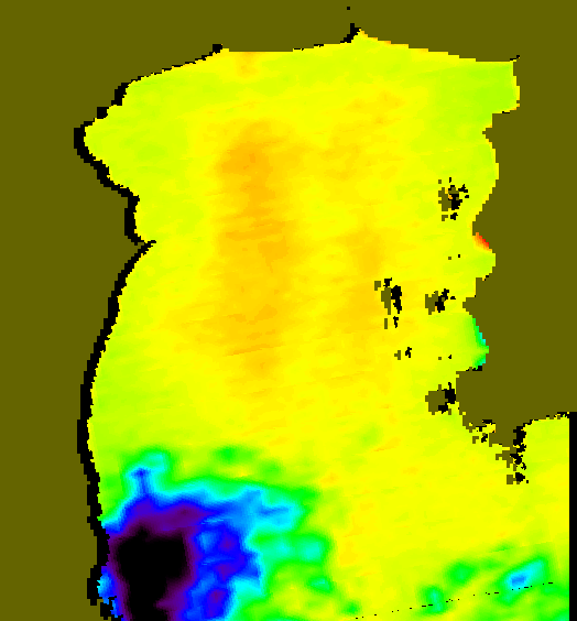 MODIS Aqua 2004/1/29 SST