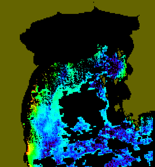 MODIS Aqua 2004/1/30 CHL