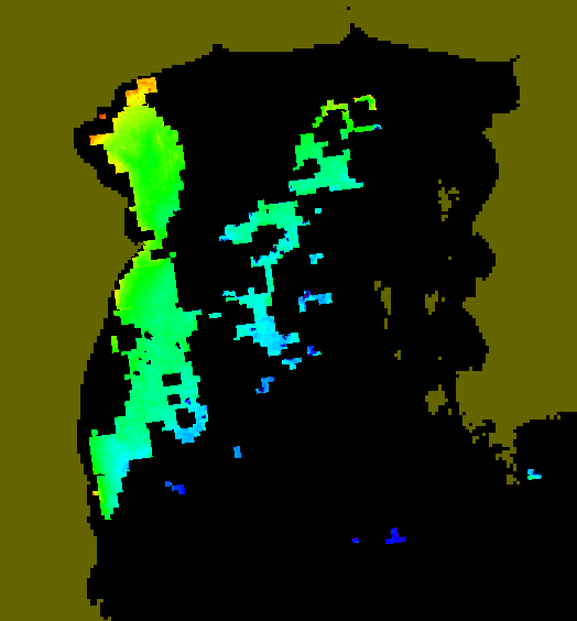 MODIS Aqua 2004/2/6 CHL