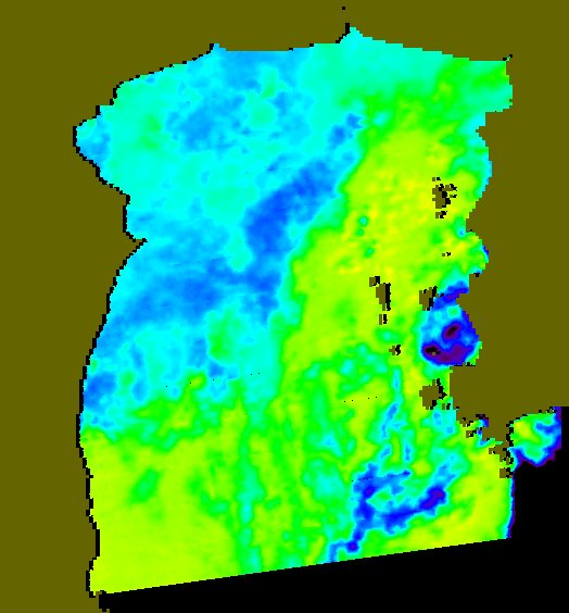 MODIS Aqua 2004/2/8 SST