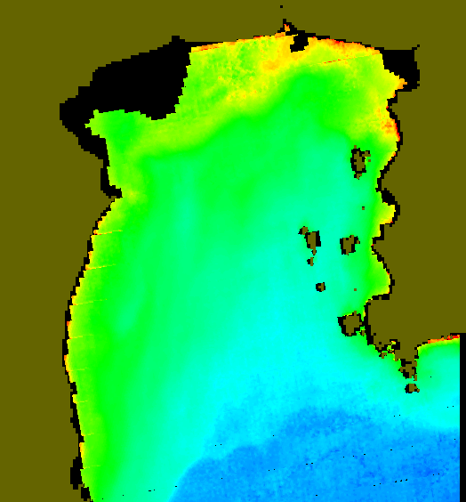 MODIS Aqua 2004/2/12 CHL