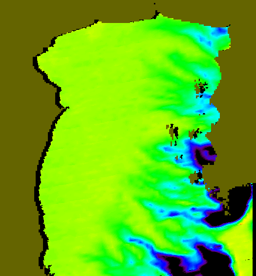 MODIS Aqua 2004/2/14 SST