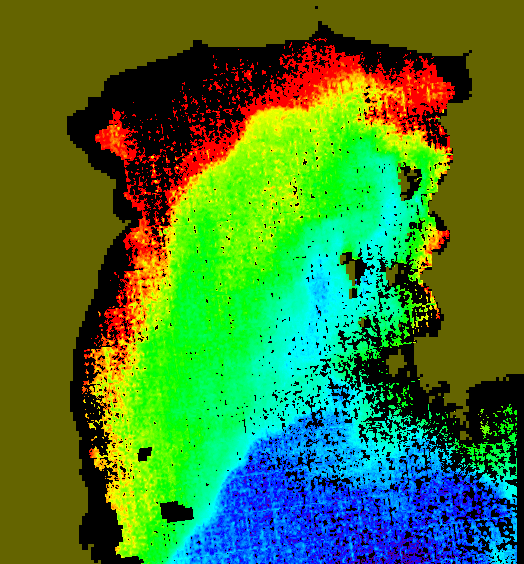 MODIS Aqua 2004/2/15 CHL