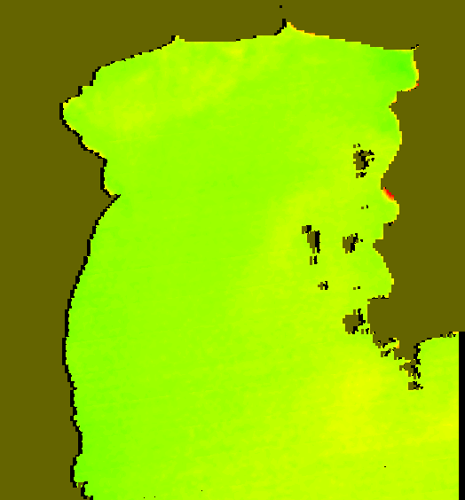 MODIS Aqua 2004/2/15 SST