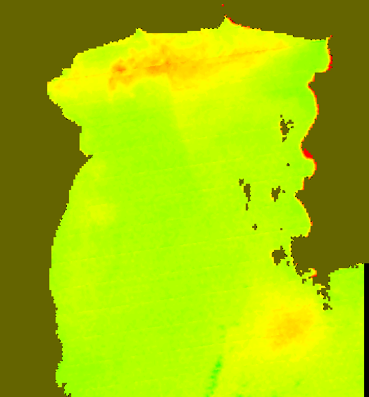 MODIS Aqua 2004/2/17 SST