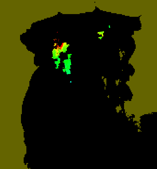 MODIS Aqua 2004/2/19 CHL