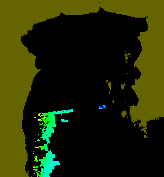 MODIS Aqua 2004/2/20 CHL