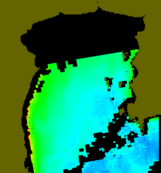 MODIS Aqua 2004/2/21 CHL