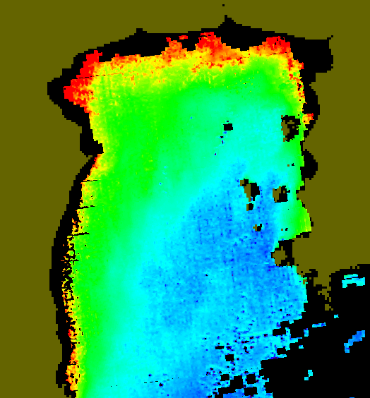 MODIS Aqua 2004/2/22 CHL