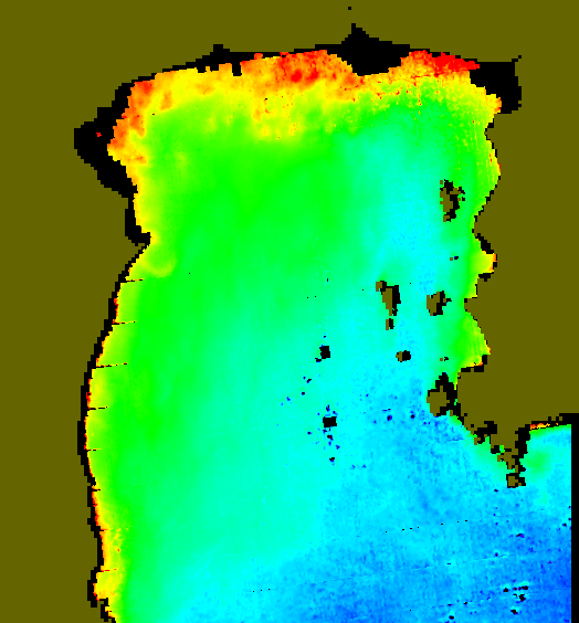 MODIS Aqua 2004/2/24 CHL