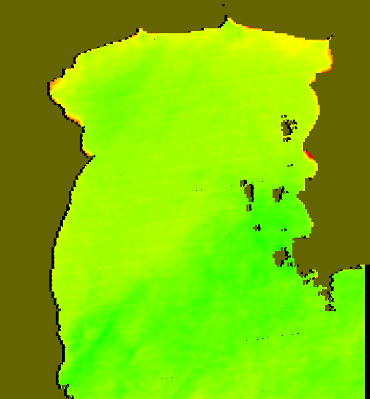 MODIS Aqua 2004/2/24 SST