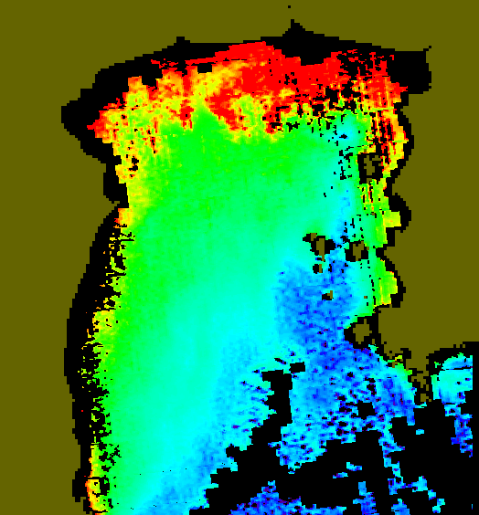 MODIS Aqua 2004/2/29 CHL