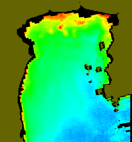 MODIS Aqua 2004/3/1 CHL