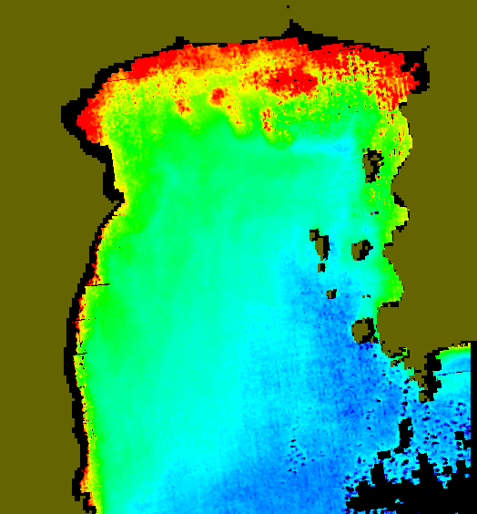 MODIS Aqua 2004/3/2 CHL