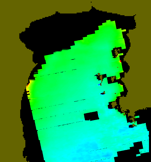 MODIS Aqua 2004/3/3 CHL