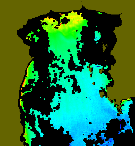 MODIS Aqua 2004/3/4 CHL