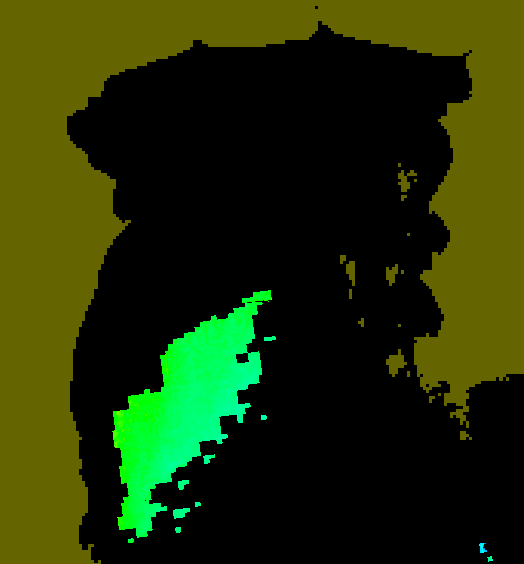 MODIS Aqua 2004/3/9 CHL