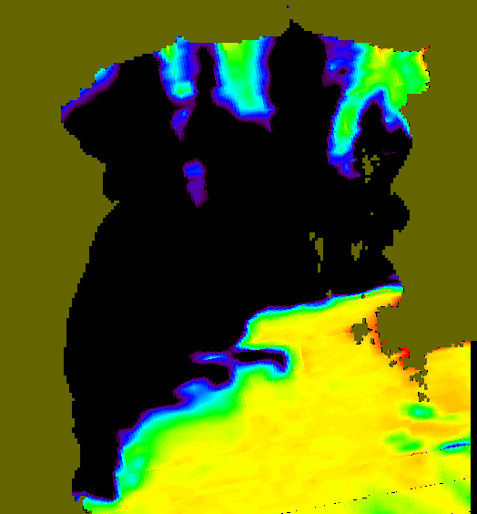 MODIS Aqua 2004/3/10 SST