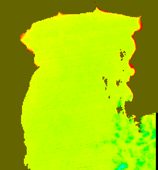 MODIS Aqua 2004/3/11 SST