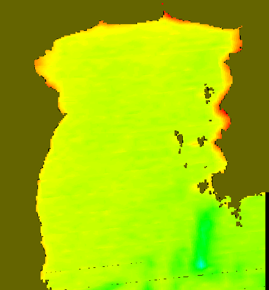 MODIS Aqua 2004/3/14 SST