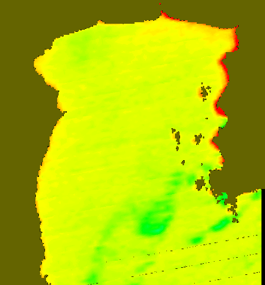 MODIS Aqua 2004/3/17 SST