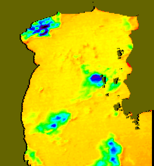 MODIS Aqua 2004/3/18 SST