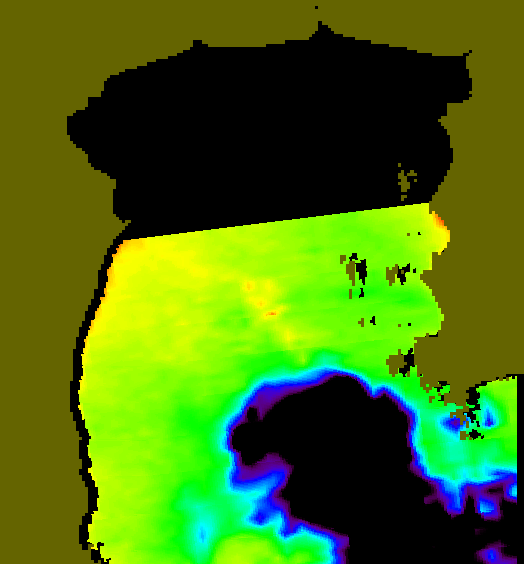 MODIS Aqua 2004/3/23 SST