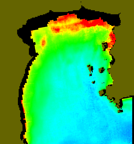 MODIS Aqua 2004/3/24 CHL