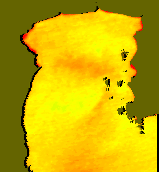 MODIS Aqua 2004/3/24 SST