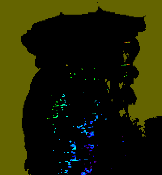 MODIS Aqua 2004/3/30 CHL