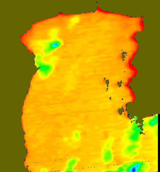 MODIS Aqua 2004/3/30 SST