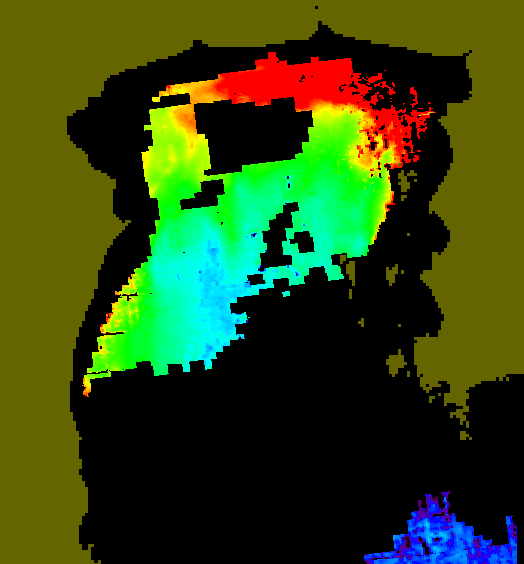 MODIS Aqua 2004/4/1 CHL